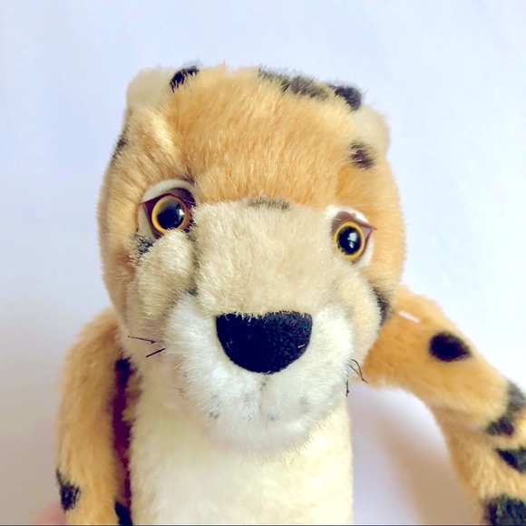 Vintage Hanging Cheetah Stuffed Animal Toy - Picture 4 of 14